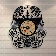 Creative Car Shape Vinyl Retro Wall Clock CD Record Time Clock Film Theme Creative European Style Horloge Watch