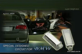 

SD MOTOR LED Courtesy under door foot well trunk luggage Lights For BMW E90 E92 E60 E70 F10