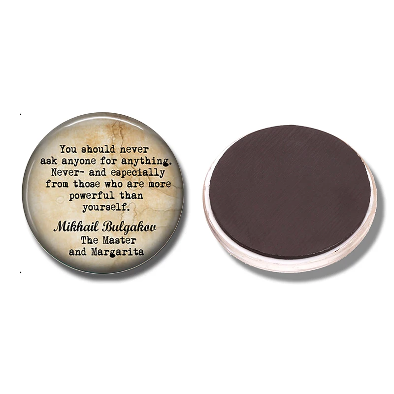 

You Should Never 30 MM Fridge Magnet Master and Margarita Quote Glass Dome Magnetic Refrigerator Stickers Note Holder Home Decor