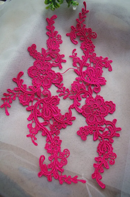 floral lace applique