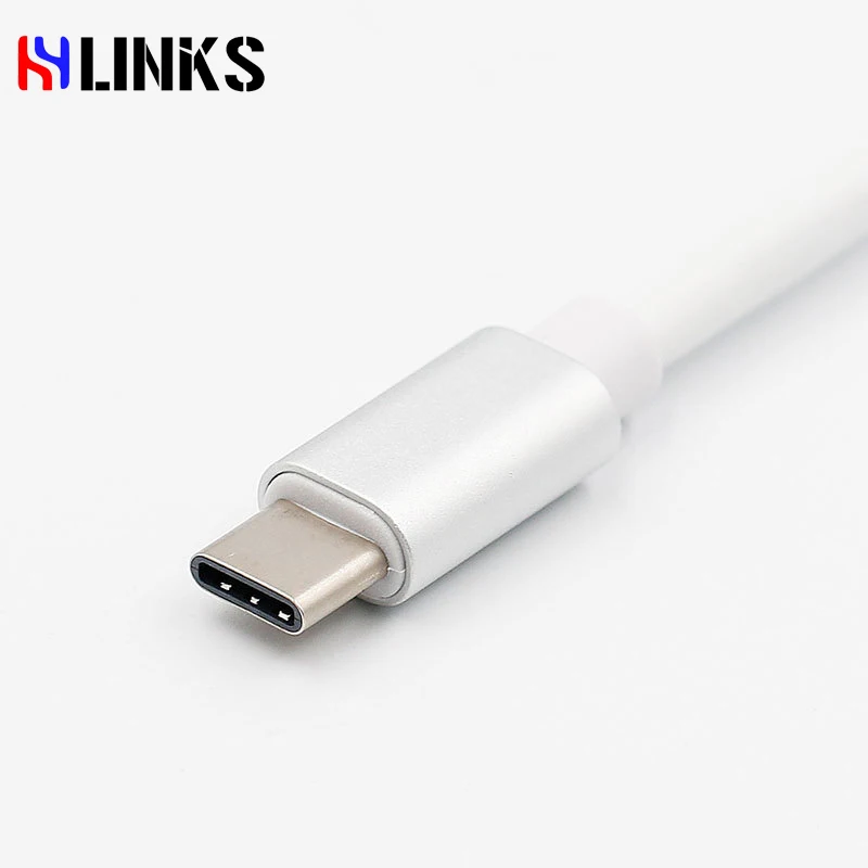 HYLINKS USB C VGA адаптер 3 1 Тип Женщин Кабель для нового Macbook 12 дюймов Chromebook pixel Lumia