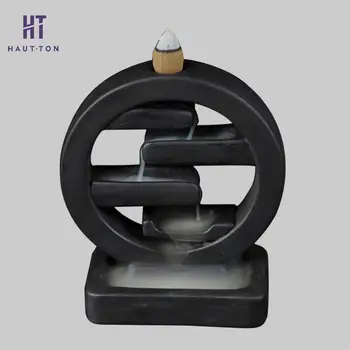 

Purple Sand Geometry Incense Burner Geometry Tower Incense Burner Incense Utensil for Living Room Home Decor