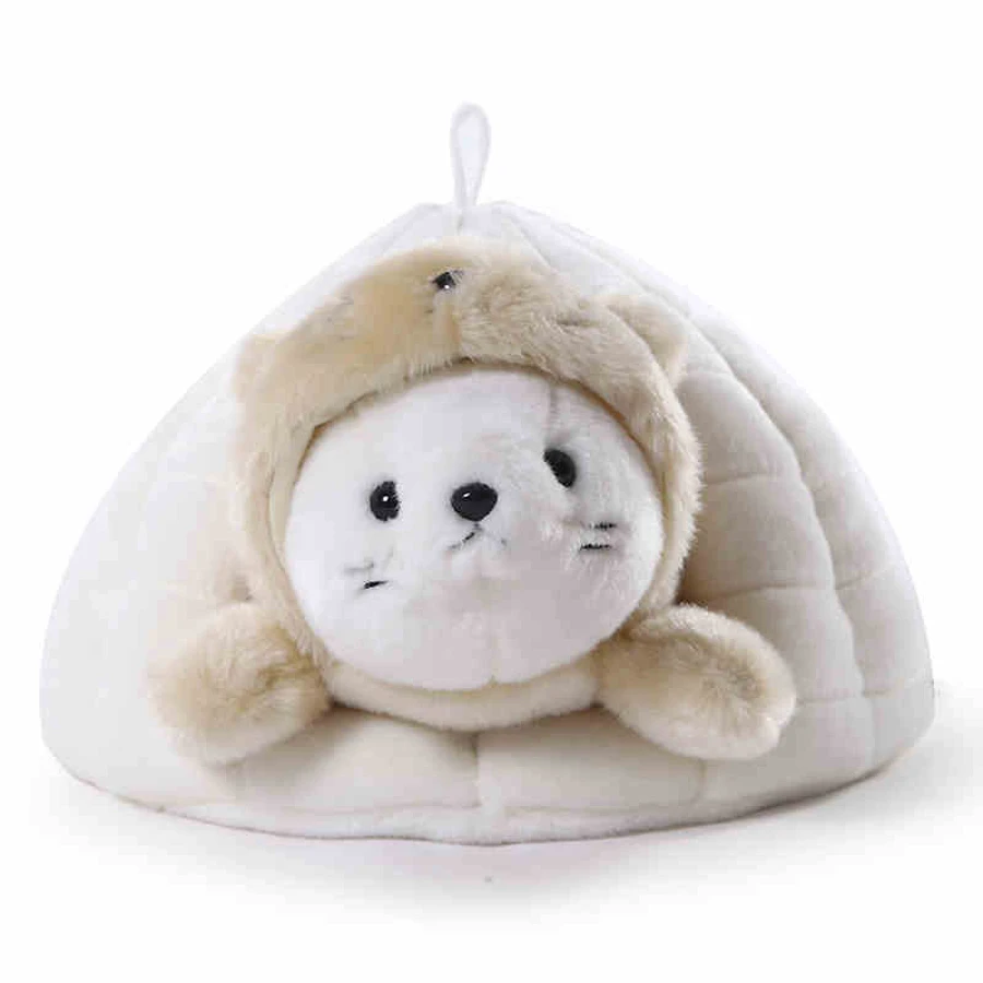 Cute Seal Plush Ocean Toys Doll Animal Stuffed Kawaii Kids Toy Mini Pelucias Birthday Gift Baby Knuffel Toys For Children 50G433 4 colors pusheen plush cute soft animal toy giraffe plush doll birthday gift toys for children 18cm baby dolls free shipping