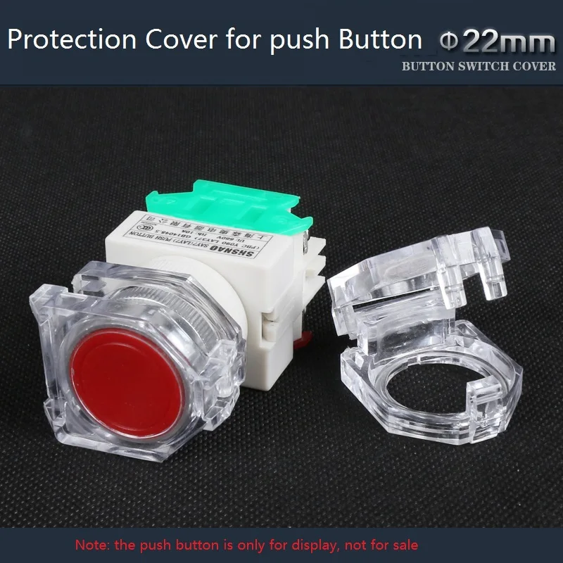 5pcs/lot Transparent Protective Cover for 22mm LAY37 Plastic Push Button Switch Protection Avoid Wrong Pressing | Обустройство дома
