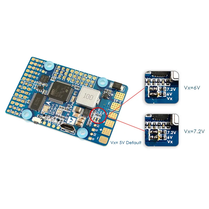MATEKSYS Flight Controller F405-WING STM32F405RGT6 BMP280 Barometer MicroSD BlackBox Softserial 7 Servos 4 BEC & Current Sensor-1 (8)
