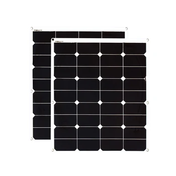 

XINPUGUANG 12V/24V solar panel 2PCS 60W ETFE film flexible solar panels cell yacht boat RV solar module for car RV boat battery