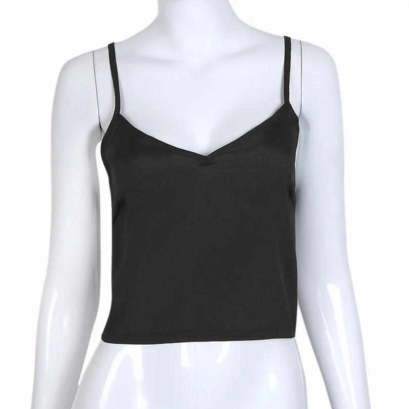 Элегантные пикантные Кружево Up Crop Top v-образным вырезом Топы корректирующие женские летние Для женщин рукавов Тонкий спинки Лифчики дамы майка bn1595
