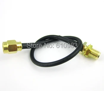 

(2pieces/lot) Wholesale SMA cable SMA female to SMA male connector pigtail cable RG174 20M