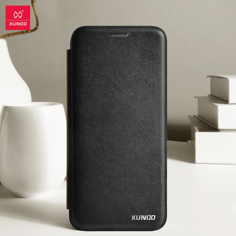 XUNDD для samsung Galaxy S9 Plus S8 Note 8 S7 edge Чехлы кожаные чехол с защитой на 360 градусов кошелек
