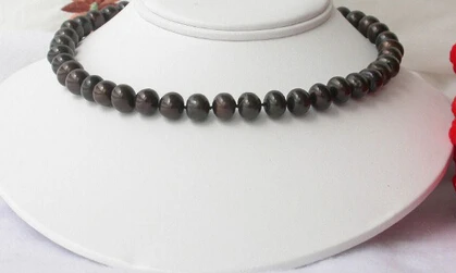 

ddh003482 Noble FW Chocolate pearl Necklace sterling 925silv