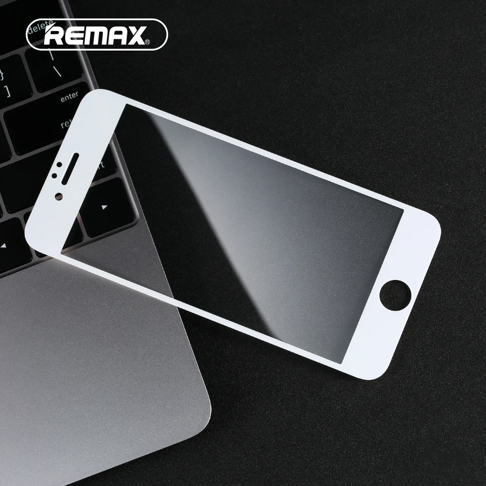Защитное стекло Remax для iPhone 6 6s 7 Plus 0 3 мм твердость 9HD защита экрана от отпечатков