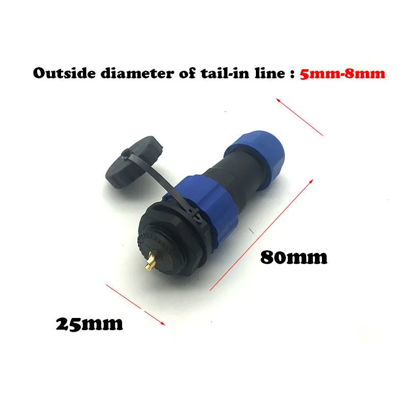

SD16 Rear nut fixing signal connector socket Waterproof connector 2/3/4/5/6/7/9Pin IP68