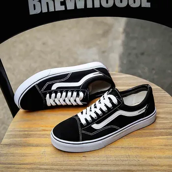 

New Explosion Models 36-44 Yards Men's Shoes Wild Canvas Shoes England Casual Shoes Korean Version Of The Trend Of Students Shoe