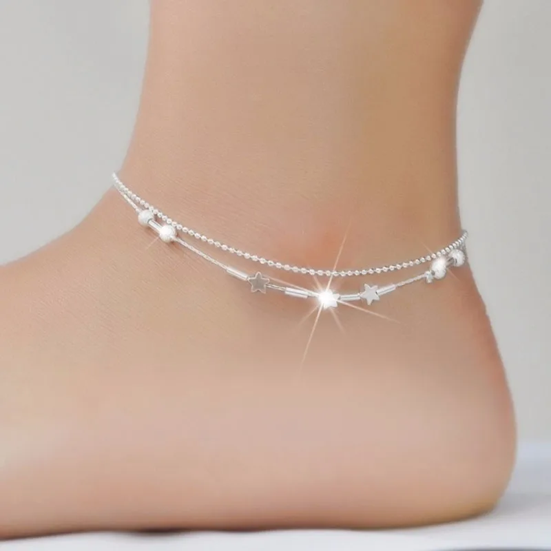 Сандалии пляжная бижутерия для ног лодыжки браслеты браслет цепочка на ногу ножной браслет в богемном стиле женские браслеты для щиколотки tobillera SWXFR102