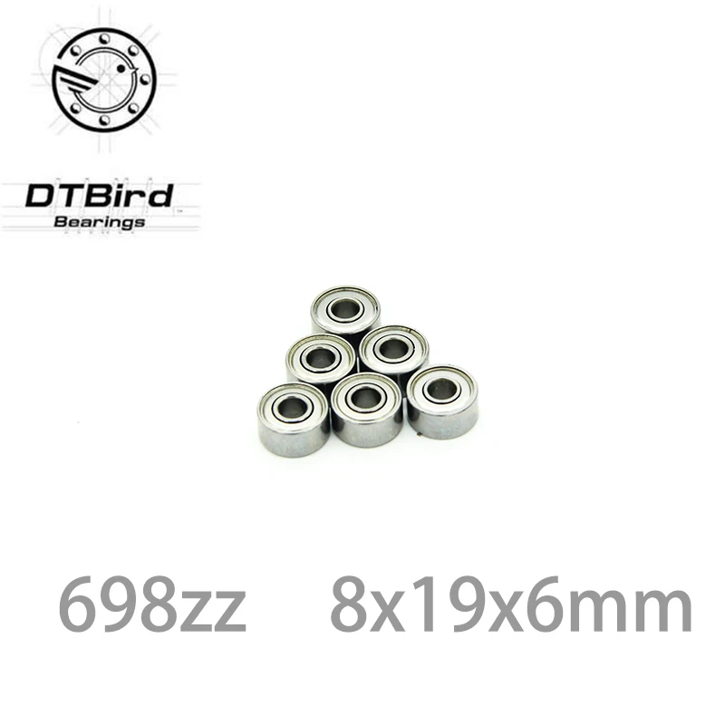 

10pcs 698ZZ 698 ZZ 8x19x6mm Mini Ball Bearing Miniature Bearing Deep Groove Ball Bearing Brand New 8*19*6 MM