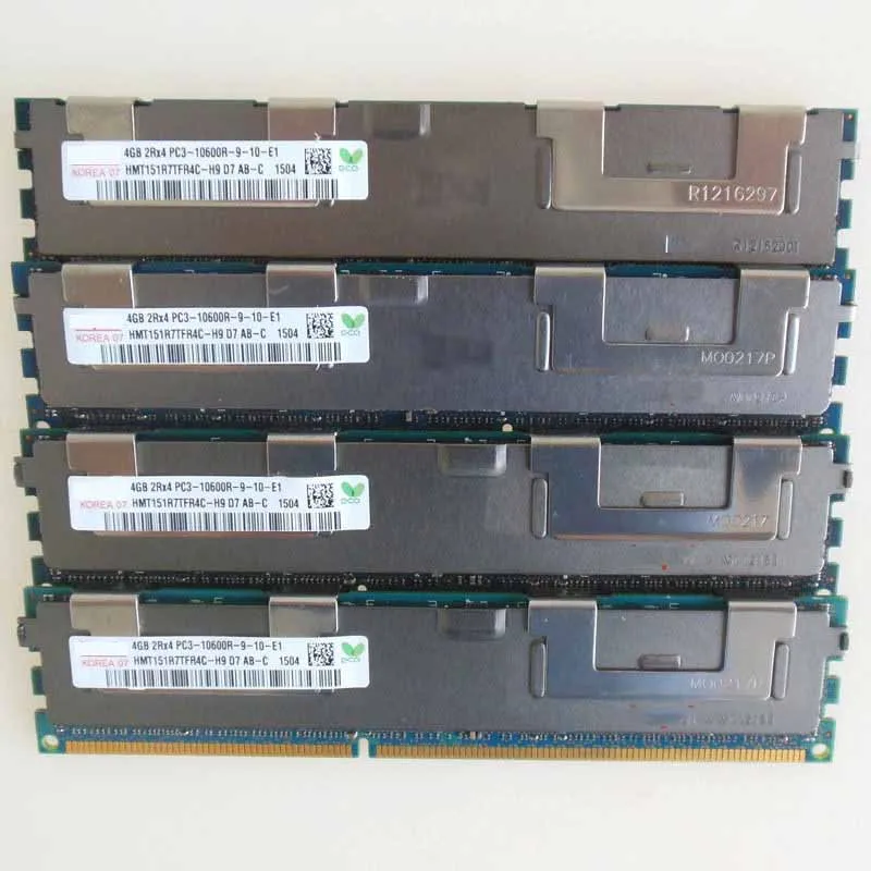

4X4GB PC3-10600R DDR3 1333mhz ECC Memory REG Registered RAM 2RX4 sever memory