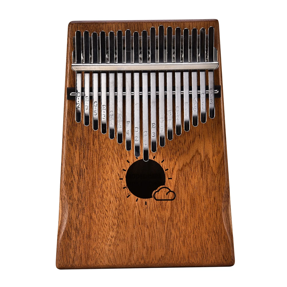 Comprar SEWS Pulgar Piano 17 claves Kalimba Caoba Africana Mbira portátil fácil de aprender con libro de música melodía martillo y bolsa