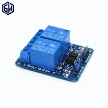 1PCS/LOT 5V 2-Channel Relay Module Shield for Ardui ARM PIC AVR DSP Electronic 5V 2 Channel Relay Module
