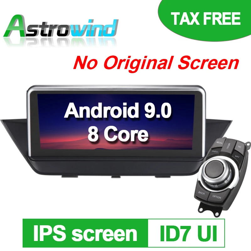 Discount 10.25 inch Android 9.0 Car GPS Navigation Media Stereo Radio Audio Video Player For BMW X1 E84, no original screen, offer idrive 0