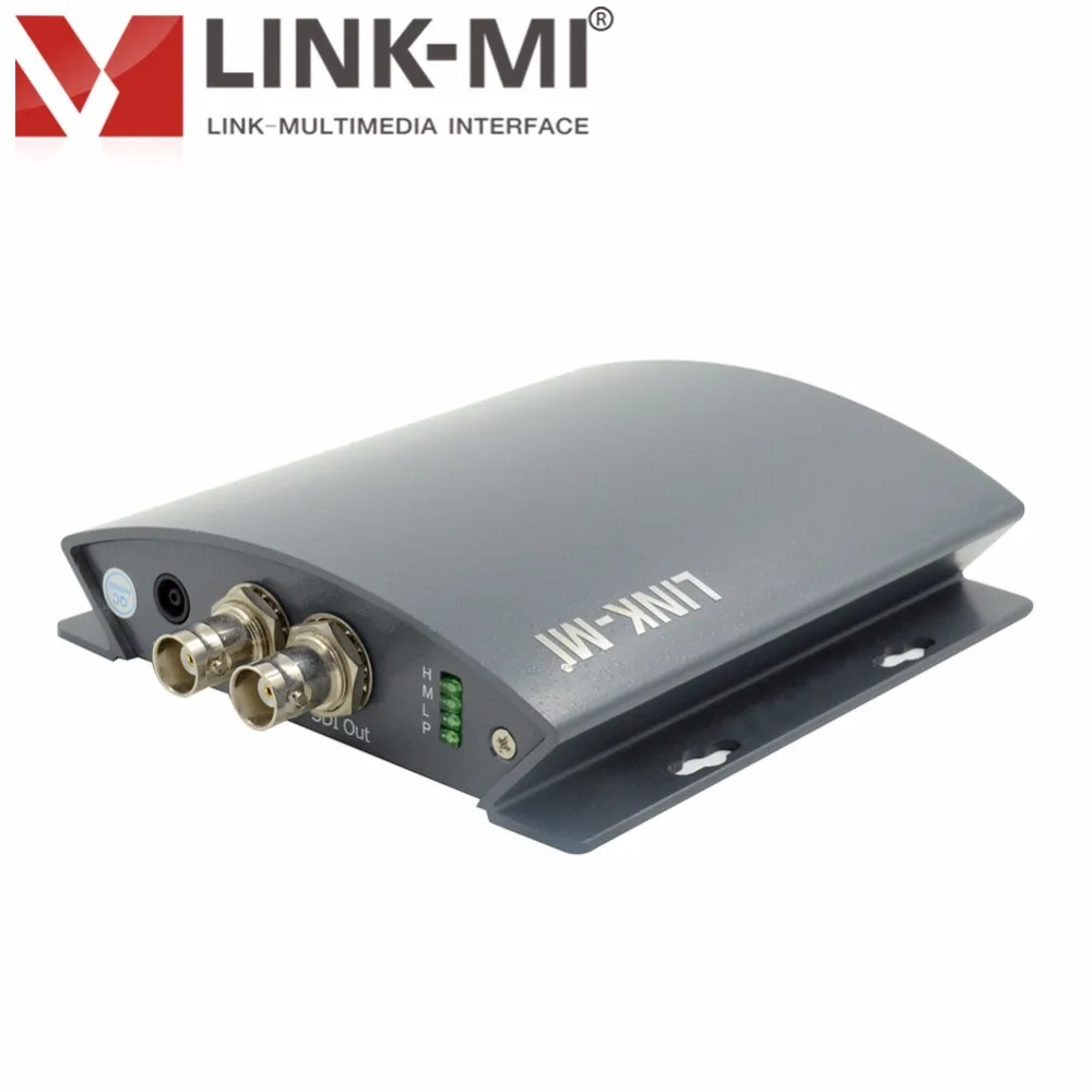 LINK-MI LM-PHS01 HDMI to BNC HD SDI Converter to 1080p With Analog Stereo Audio Control DIP Switch HDMI input signal adaptively