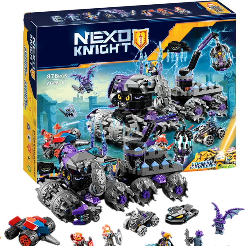 

Nexu Knights Jestro's Headquarters DIY Building Brick Boys Toys Gift Same model 70352