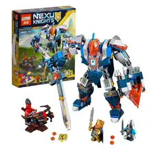 LEPIN Nexus Knights Building Blocks The King Mech Assemblage Minifigures Buildable Figures like legoed castle ninja