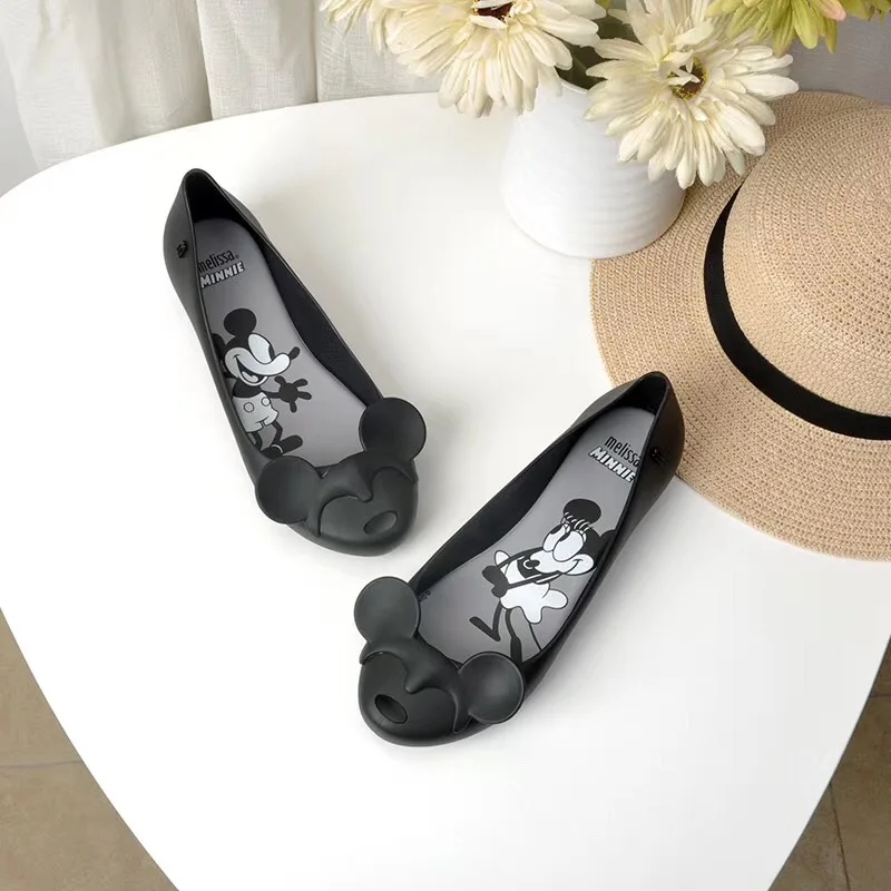 Melissa mickey minnie/Женская обувь; коллекция года; melissa; женские сандалии на плоской подошве; женская прозрачная обувь; сандалии для взрослых; женская обувь