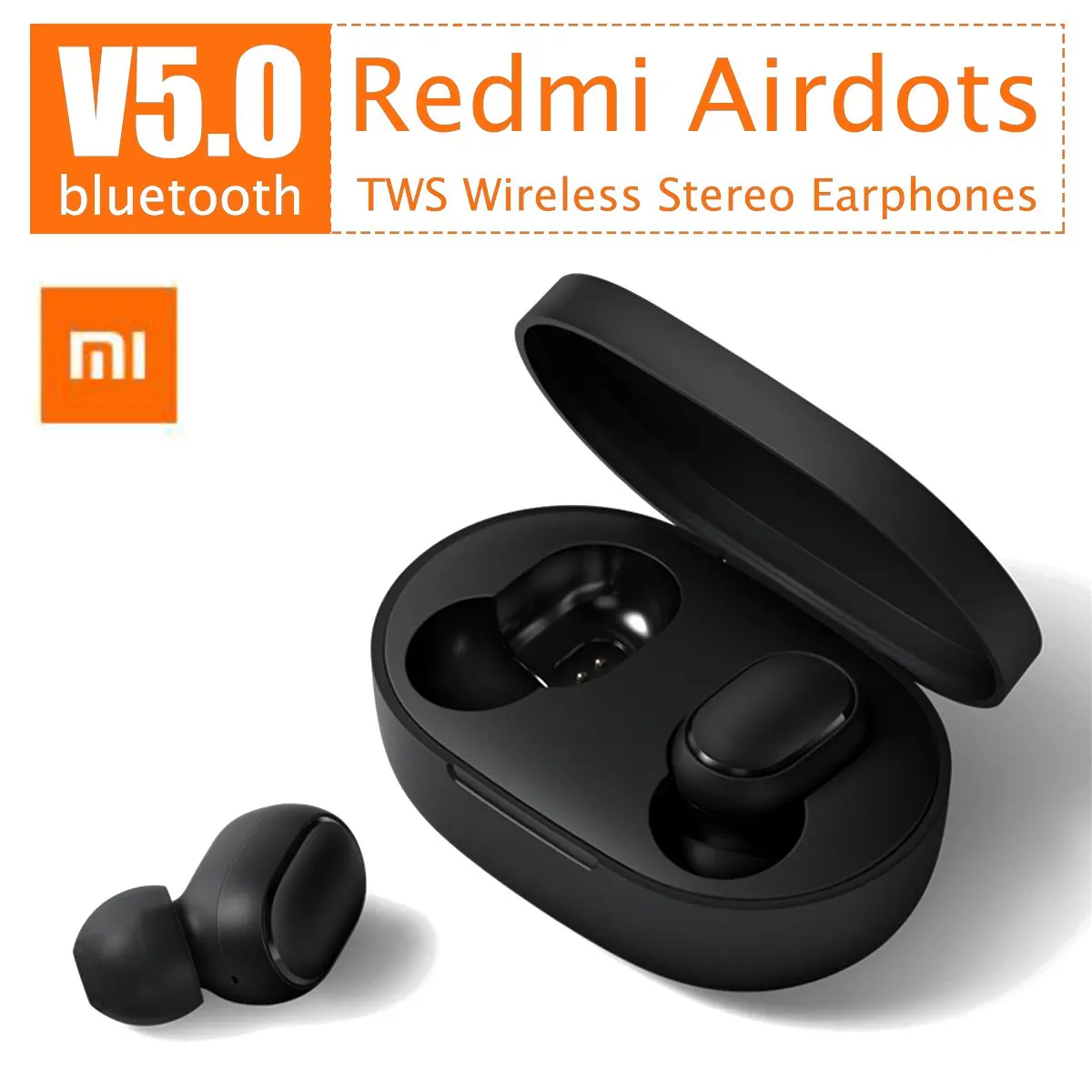 

Xiaomi Redmi Airdots Wireless Earphone AI Voice control bluetooth 5.0 Earbuds DSP Noise reduction Headset Sports Earphones Mic