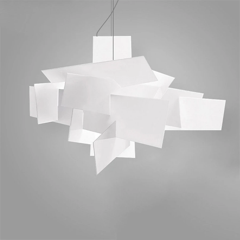 ضياء 95 سنتيمتر فوسكاريني الحديثة التراص الإبداعية الحديثة باندانت أضواء الثريا مصباح الفن السقف R7s Led لمبات 90 260 فولت Foscarini Big Bang Chandelier Lightingmodern Lights Chandeliers Aliexpress