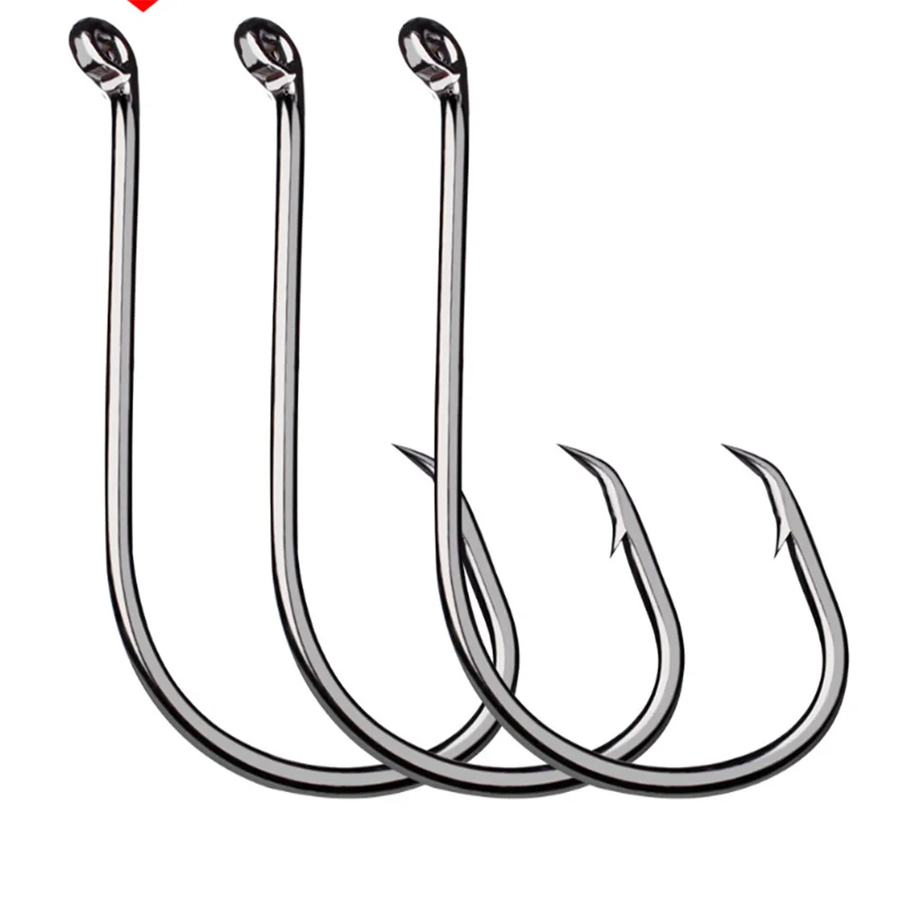JOSBY 15PCS 30PCS fishing hooks 2#-4# 6# 8# 10# 12# High carbon steel  Carbon Black Bait Holder Fish Hook Set High quality Barbed - AliExpress