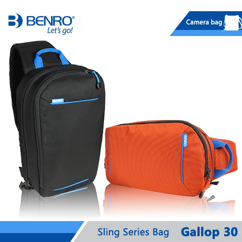 

Benro Gallop 30 Sling Bag Fashion Light Camera Bags Camera Case For Amateur Photographers Free Shipping