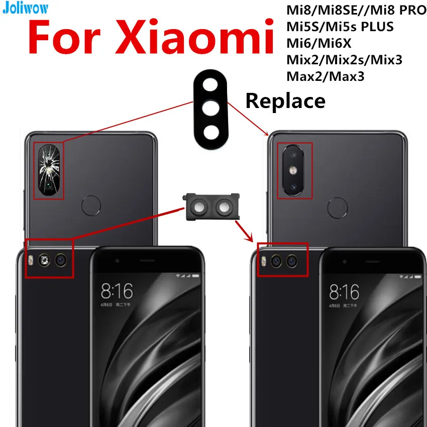 Запасные части для заднего стекла Xiaomi mi8 mi8se mi8pro mi6 mi6x mi5s PLUS MAX MAX2|Шлейфы мобильных