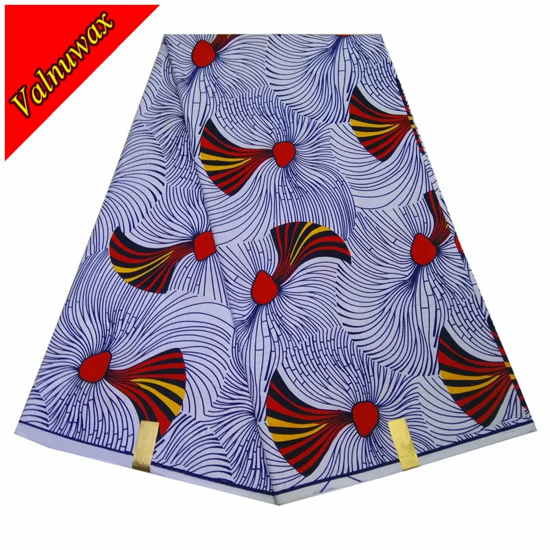 

Original 100%cotton Hollandais textiles Dutch Wax African wax Ankara Hollandais wax prints fabric blcok with 6yards QDHLD1408#