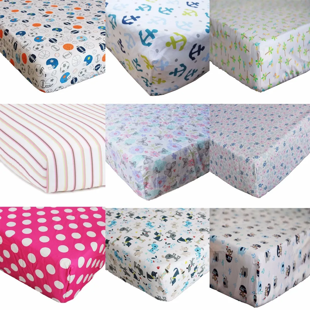 Продажа Гипоаллергенный установлены простынь для детской кроватки