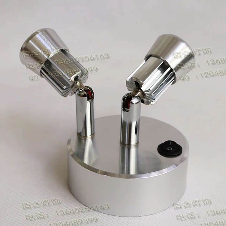 

NEW led a small spotlights battery light lamp bedside lamp without radio contact backdrop lamp lights wedding halls showcase roa