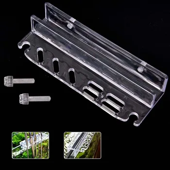 

Maintenance Side Holder Aquarium Tank Tweezer Holder Aquarium Cleaner Tools Storage Holder Acrylic Water Plant Tool