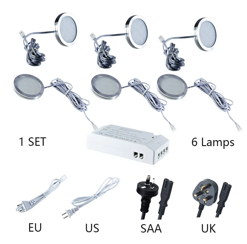 1 set 6 lamps