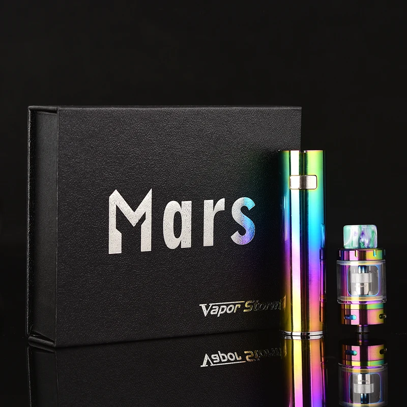 

Original Vapor Storm Mars Huge Vape 0.3ohm 2.0ml Tank Electronic Cigarette 2600mah Battery Powerful Pens Starter Kit VAPE PEN