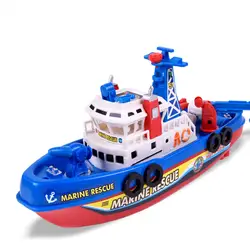 Творческий Электрический лодка корабль водные игрушки для ванной музыка светящиеся лампы для ванны развивающая игрушка для детей купание