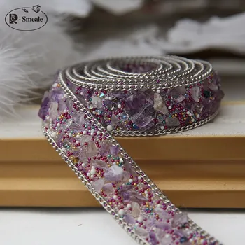 

Free Shipping Fake Pearl Beaded Lace Trim Vintage Mesh Fabric Paillette Lace Beaded Pearl Trim Braid Lace AppliqueRS1176