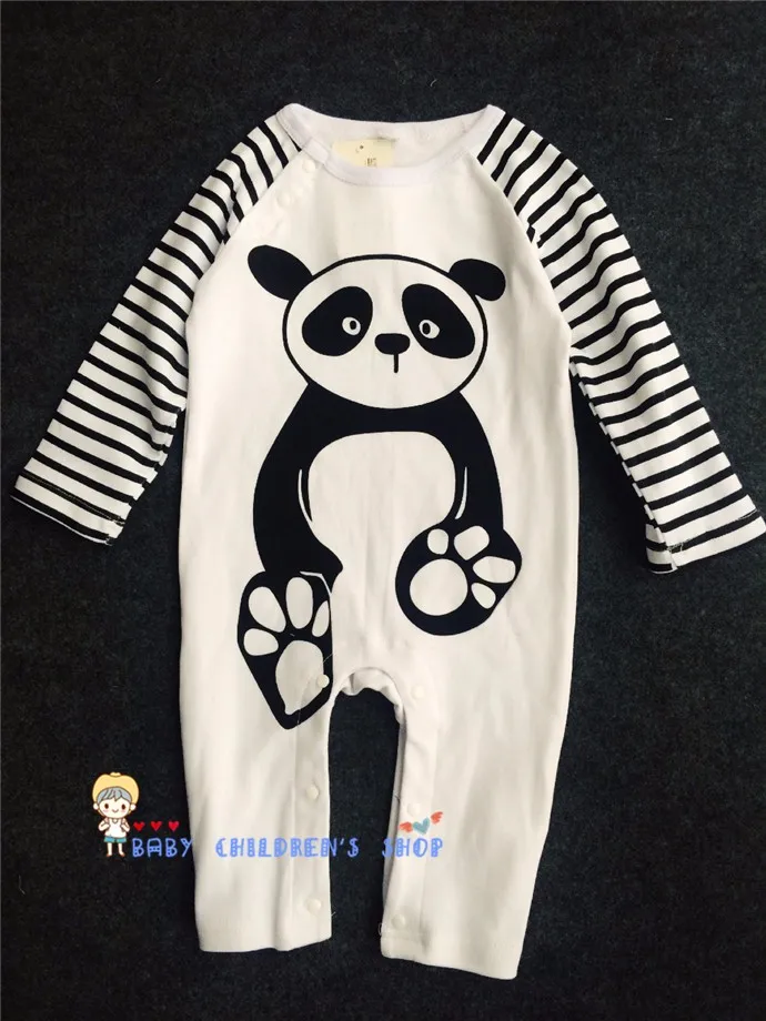 Распродажа; комбинезоны для новорожденных; хлопковая одежда с длинными рукавами; Одежда для девочек с рисунком панды; roupas de bebe infantil; Одежда для мальчиков