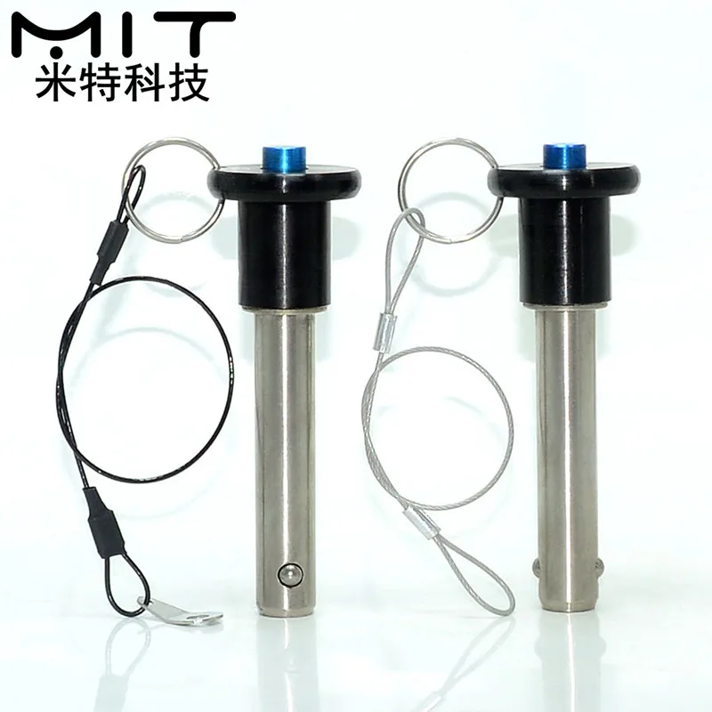 Stainless steel quick bolt quick release pin push out ball head locking