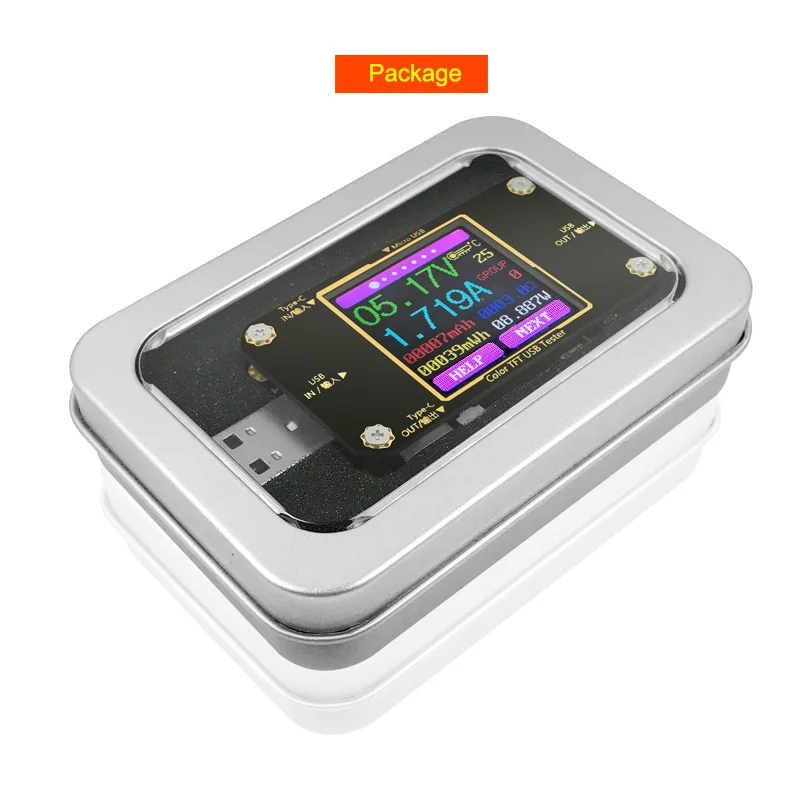 USB и type c тестер беспроводной Bluetooth DC Цифровой вольтметр измеритель напряжения