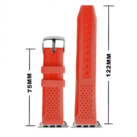 38mm Silicone Watch Band Replacement for Apple iWatch WB1101V38JB