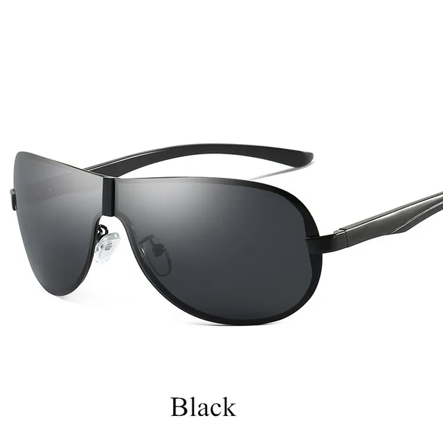 Aluminum Frame Color Eye Lenses Anti glare Polarizing Sunglasses Men's