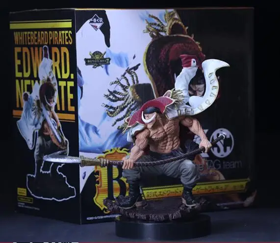 Одна деталь Аниме Фигурка WHITEBEARD Пираты Эдвард Ньюгейт ПВХ скульптуры TAG коллекционные модели игрушки Фигурки