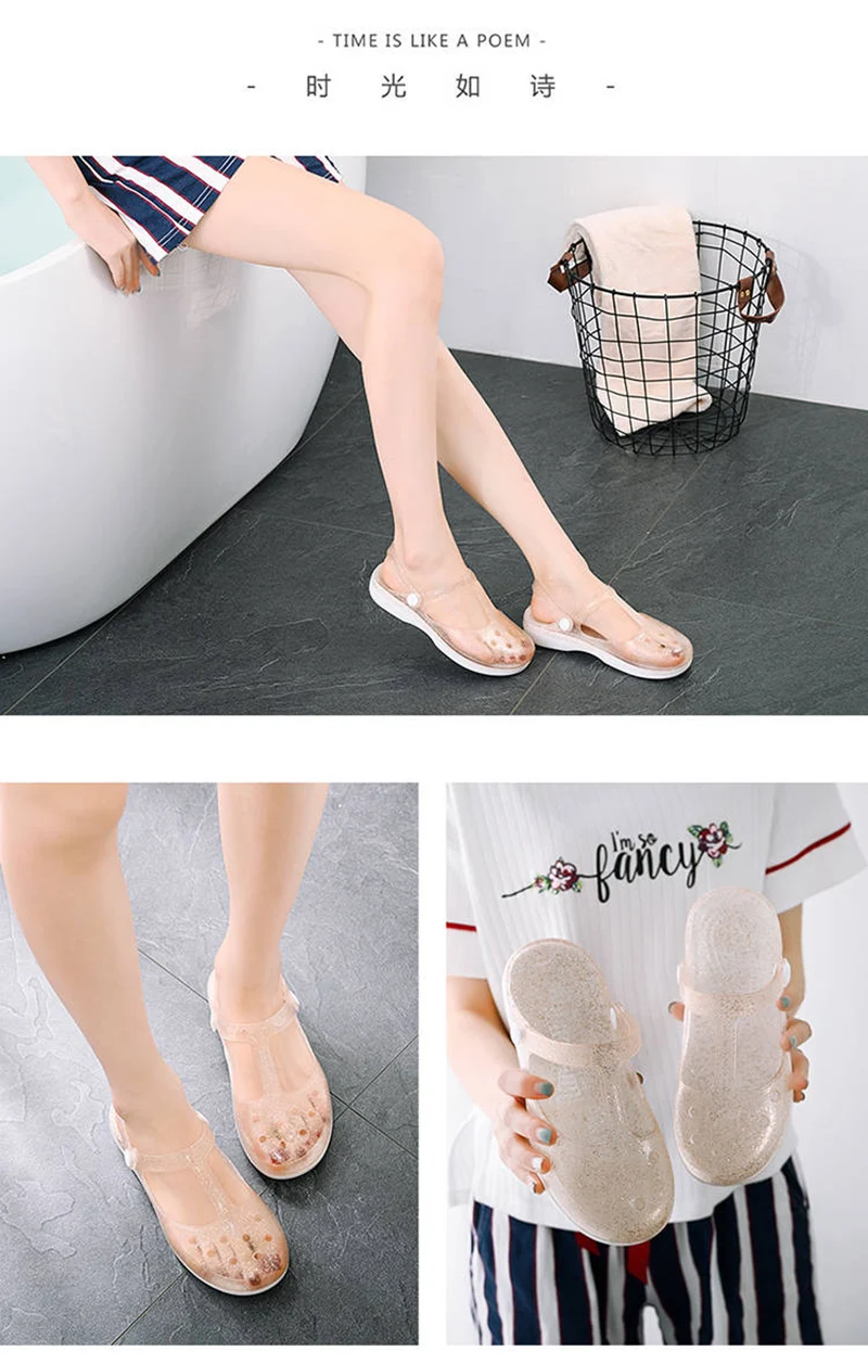 New Thick Sole Cute Nurse Doctor Medical Shoes Non-slip Ladies Hole Slipper Hospital Laboratory Beauty Salon Work Slipper Summer