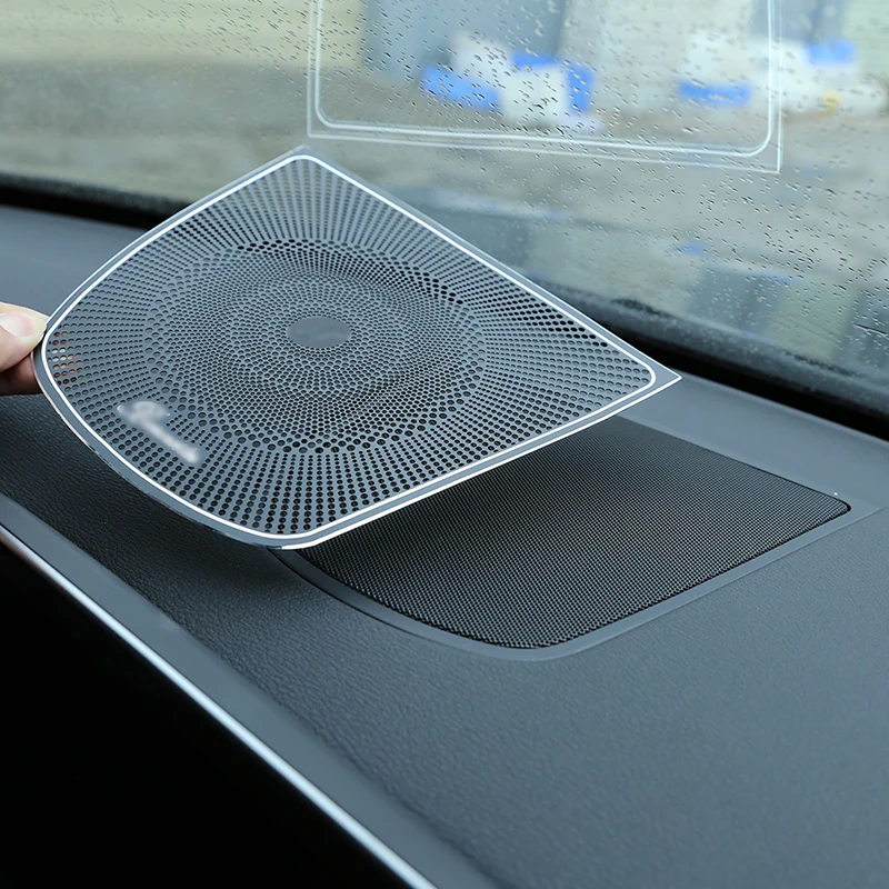 

Aluminum Fit for Burmester Design Dashboard Speaker Cover Trim Car Sticker for BMW X5 F15 X6 F16 Car Accessory Styling 2014-2018