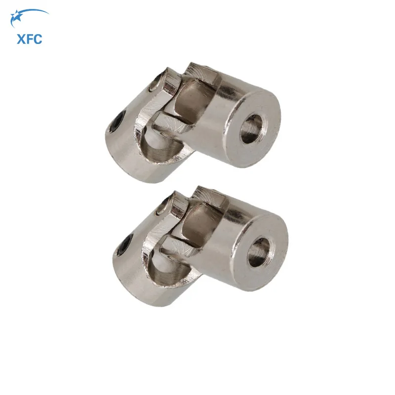 1pair 5mm X 5mm font b RC b font Stainless Steel Universal Joint Shaft Coupling Motor