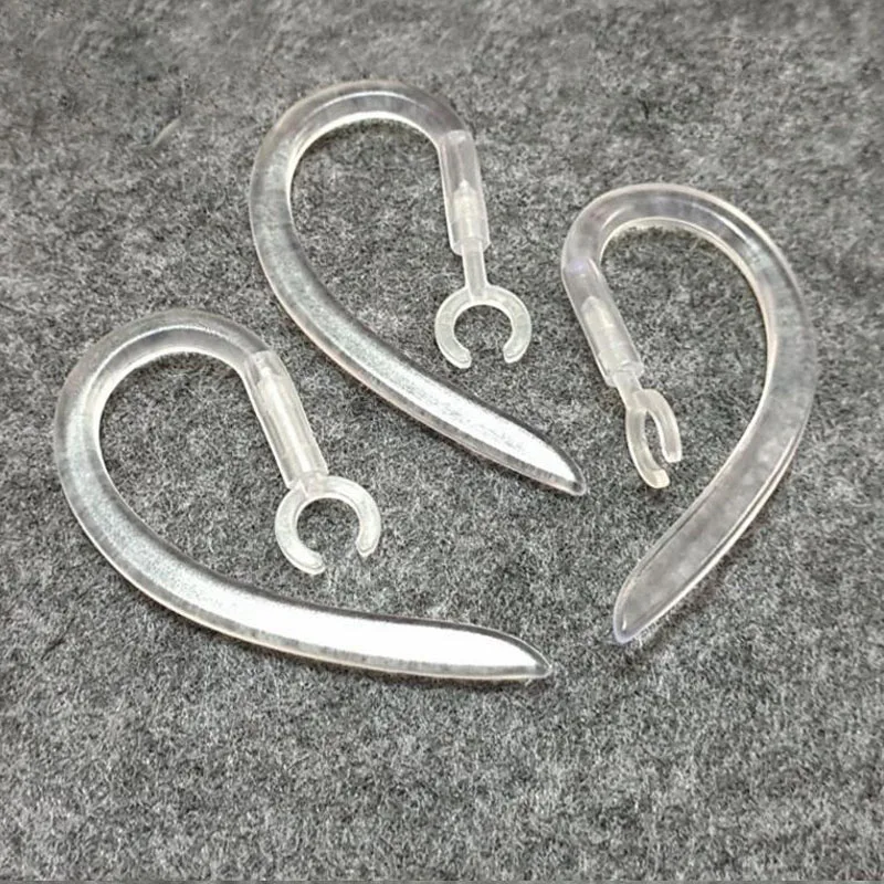 

360 Degree Rotate Silicone Soft Bluetooth Earphone Earhook Clip Headphone Stand Sport Headset Ear Hook Clamp Holder EarLoop Wing